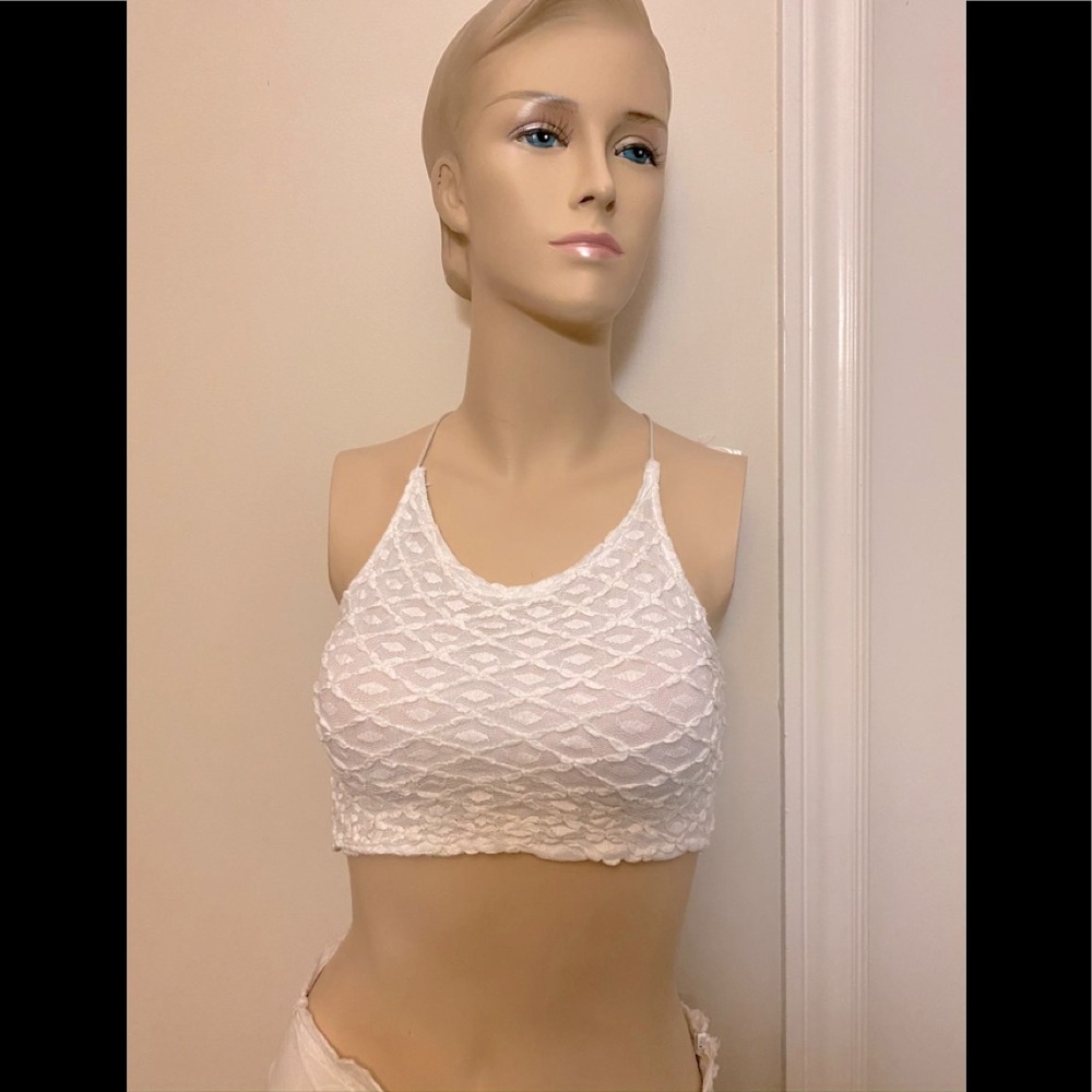 White crop top